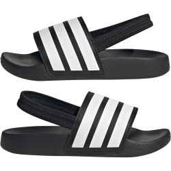 adidas Adilette Estrap Badelatschen Kinder JR5328 - core black/cloud white/core black 32