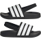 adidas Adilette Estrap Badelatschen Kinder JR5328 - core black/cloud white/core black 33