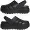adidas Adilette Platform Clogs Damen JP9577 - core black/core black/core black 37