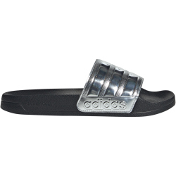 adidas Adilette Shower Badelatschen JQ9282 - core black/silver met/silver met 42