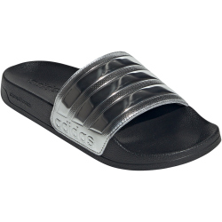 adidas Adilette Shower Badelatschen JQ9282 - core black/silver met/silver met 42