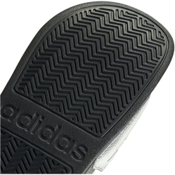 adidas Adilette Shower Badelatschen JQ9282 - core black/silver met/silver met 42