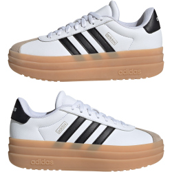 adidas VL Court Bold Sneaker Kinder JP5074 - cloud white/core black/wonder beige 35.5