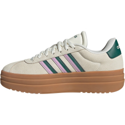 adidas VL Court Bold Plateau Sneaker Damen JI1788 - off white/collegiate green/bliss lilac 40