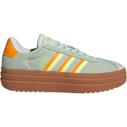 adidas VL Court Bold Plateau Sneaker Damen JI1787 - linen green/crew orange/hi-res yellow 42