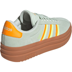 adidas VL Court Bold Plateau Sneaker Damen JI1787 - linen green/crew orange/hi-res yellow 42