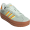 adidas VL Court Bold Plateau Sneaker Damen JI1787 - linen green/crew orange/hi-res yellow 42