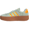 adidas VL Court Bold Plateau Sneaker Damen JI1787 - linen green/crew orange/hi-res yellow 42