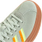 adidas VL Court Bold Plateau Sneaker Damen JI1787 - linen green/crew orange/hi-res yellow 42