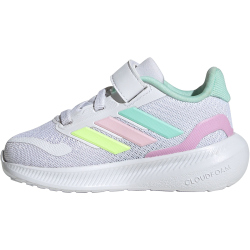 adidas Runfalcon 5 Sneaker Kinder JP5158 - cloud white/clear mint/clear pink 27