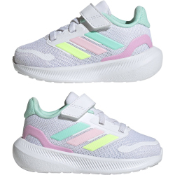 adidas Runfalcon 5 Sneaker Kinder JP5158 - cloud white/clear mint/clear pink 27