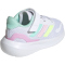 adidas Runfalcon 5 Sneaker Kinder JP5158 - cloud white/clear mint/clear pink 27
