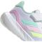 adidas Runfalcon 5 Sneaker Kinder JP5158 - cloud white/clear mint/clear pink 27