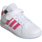 adidas Grand Court 2.0 Sneaker Kinder JI0975 - cloud white/pulse magenta/glow blue 33