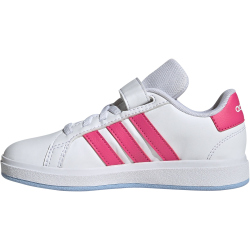 adidas Grand Court 2.0 Sneaker Kinder JI0975 - cloud white/pulse magenta/glow blue 34