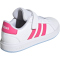 adidas Grand Court 2.0 Sneaker Kinder JI0975 - cloud white/pulse magenta/glow blue 34