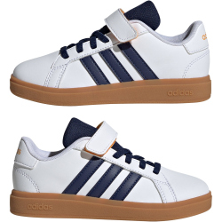adidas Grand Court 2.0 Sneaker Kinder JI0973 - cloud white/dark blue/gum10 30