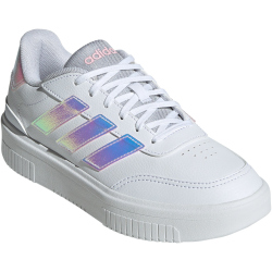 adidas Courtblock Sneaker Damen JI2205 - cloud white/cloud white/clear pink 35.5