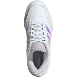 adidas Courtblock Sneaker Damen JI2205 - cloud white/cloud white/clear pink 35.5