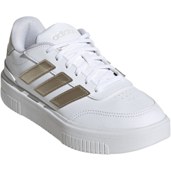 adidas Courtblock Sneaker Damen JI2203 - cloud white/cyber met/orbit grey 36 2/3