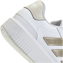 adidas Courtblock Sneaker Damen JI2203 - cloud white/cyber met/orbit grey 36 2/3