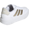 adidas Courtblock Sneaker Damen JI2203 - cloud white/cyber met/orbit grey 36 2/3