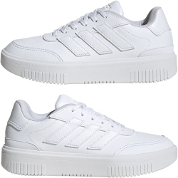 adidas Courtblock Sneaker Damen IH6171 - cloud white/cloud white/cloud white 36 2/3