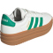 adidas VL Court Bold Plateau Sneaker Damen JQ7832 - core white/court green/gold met 38 2/3