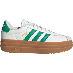 adidas VL Court Bold Plateau Sneaker Damen JQ7832 - core white/court green/gold met 42