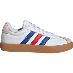 adidas VL Court 3.0 Sneaker Kinder JH8721 - cloud white/team royal blue/better scarlet 39 1/3