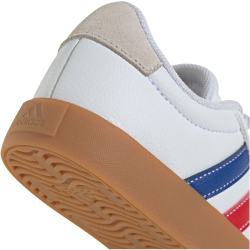 adidas VL Court 3.0 Sneaker Kinder JH8721 - cloud white/team royal blue/better scarlet 39 1/3