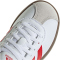 adidas VL Court 3.0 Sneaker Kinder IH3484 - cloud white/better scarlet/grey one 35.5