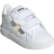 adidas Grand Court Court Hook and Loop Baby-Sneaker GY2328 - cloud white/iridescent/cloud white 23.5