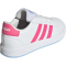 adidas Grand Court Lace-Up Sneaker Kinder JI0971 - cloud white/pulse magenta/glow blue 36 2/3