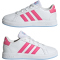 adidas Grand Court Lace-Up Sneaker Kinder JI0971 - cloud white/pulse magenta/glow blue 36 2/3