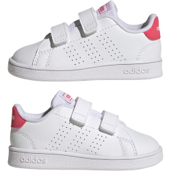 adidas Advantage Court Two Hook and Loop Baby-Sneaker GW6501 - cloud white/real pink/core black 19