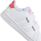 adidas Advantage Court Two Hook and Loop Baby-Sneaker GW6501 - cloud white/real pink/core black 19