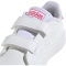 adidas Advantage Court Two Hook and Loop Baby-Sneaker GW6501 - cloud white/real pink/core black 19