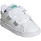 adidas Advantage Court Two Hook and Loop Baby-Sneaker GW6500 - cloud white/green/core black 19