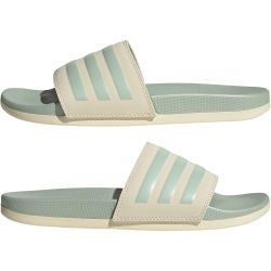 adidas Comfort adilette Badelatschen Damen JI4729 - wonder white/linen green met/linen green met 38