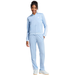 adidas Essentials 3-Streifen Trainingsanzug Damen JF3382 - glow blue S