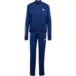 adidas Essentials 3-Streifen Trainingsanzug Damen JD5435 - dark blue XS