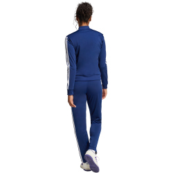 adidas Essentials 3-Streifen Trainingsanzug Damen JD5435 - dark blue XS