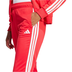 adidas Essentials 3-Streifen Trainingsanzug Damen JD2684 - pure ruby/white S