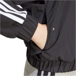 adidas Essentials 3-Streifen Woven Bomberjacke Damen JD5317 - black/white S