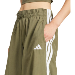 adidas Essentials 3-Streifen Woven Fallschirmhose Damen JE1308 - olive strata/white XL