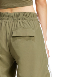 adidas Essentials 3-Streifen Woven Fallschirmhose Damen JE1308 - olive strata/white XL
