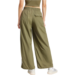 adidas Essentials 3-Streifen Woven Fallschirmhose Damen JE1308 - olive strata/white XL