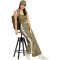 adidas Essentials 3-Streifen Woven Fallschirmhose Damen JE1308 - olive strata/white XL