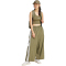 adidas Essentials 3-Streifen Woven Fallschirmhose Damen JE1308 - olive strata/white XL